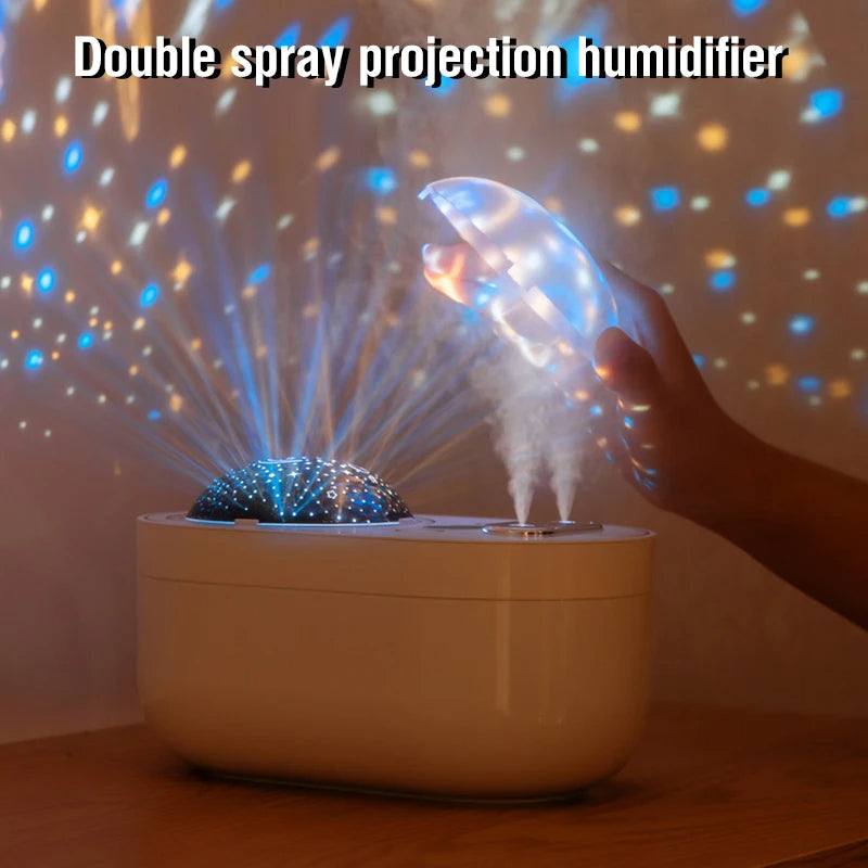 Home air purifier and astronaut starry sky projector