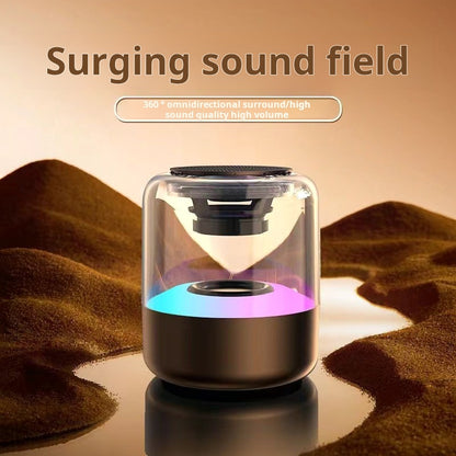 A colorful Bluetooth night light speaker