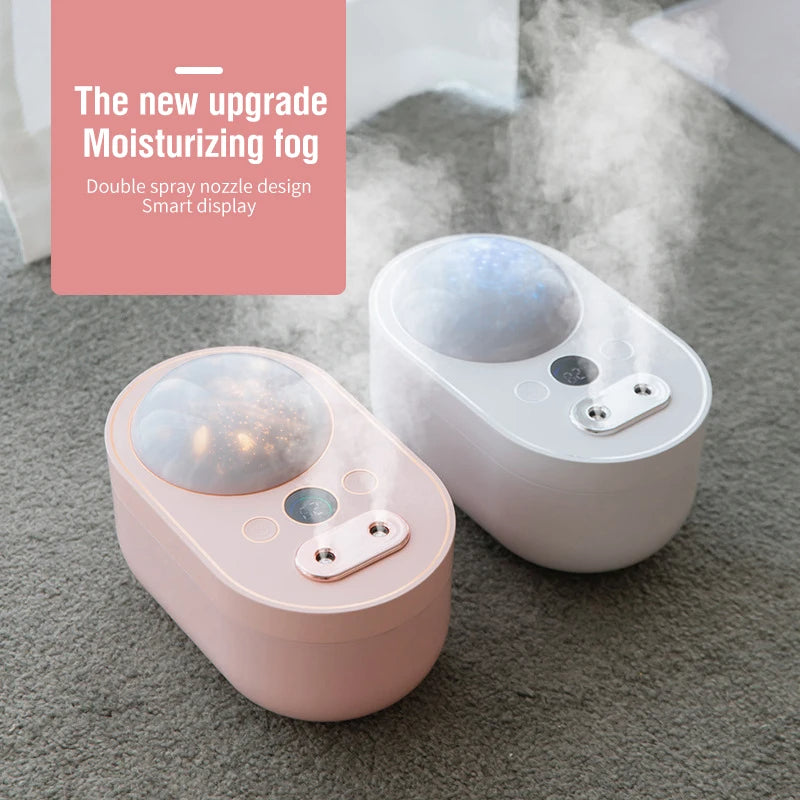 Projection night light humidifier