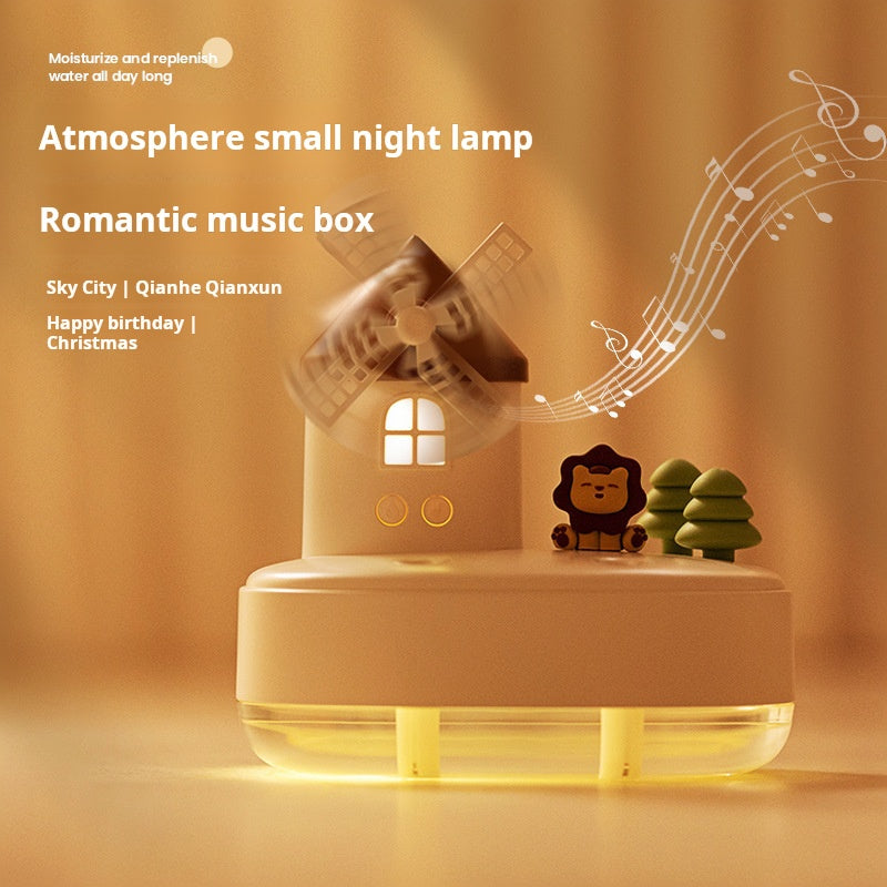 Music Windmill Night Light & Humidifier