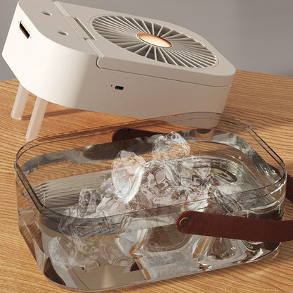 A New Humidifying Portable Folding Spray Fan