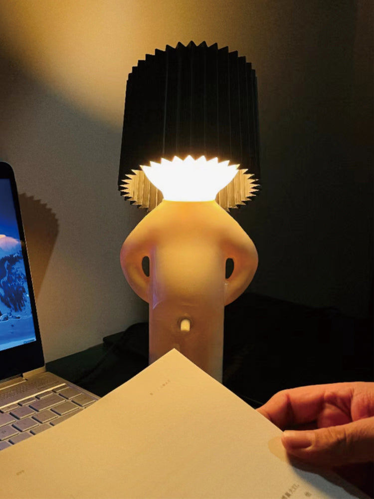 FUNKY LIGHTING, naughty boy desk lamp, modern desk lamp, led desk lamp, decorative desk lamp, aesthetic desk lamp, cute desk lamp, cool desk lamp, unique desk lamp, fun desk lamp