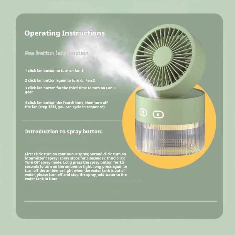 A Humidifier Spray Fan