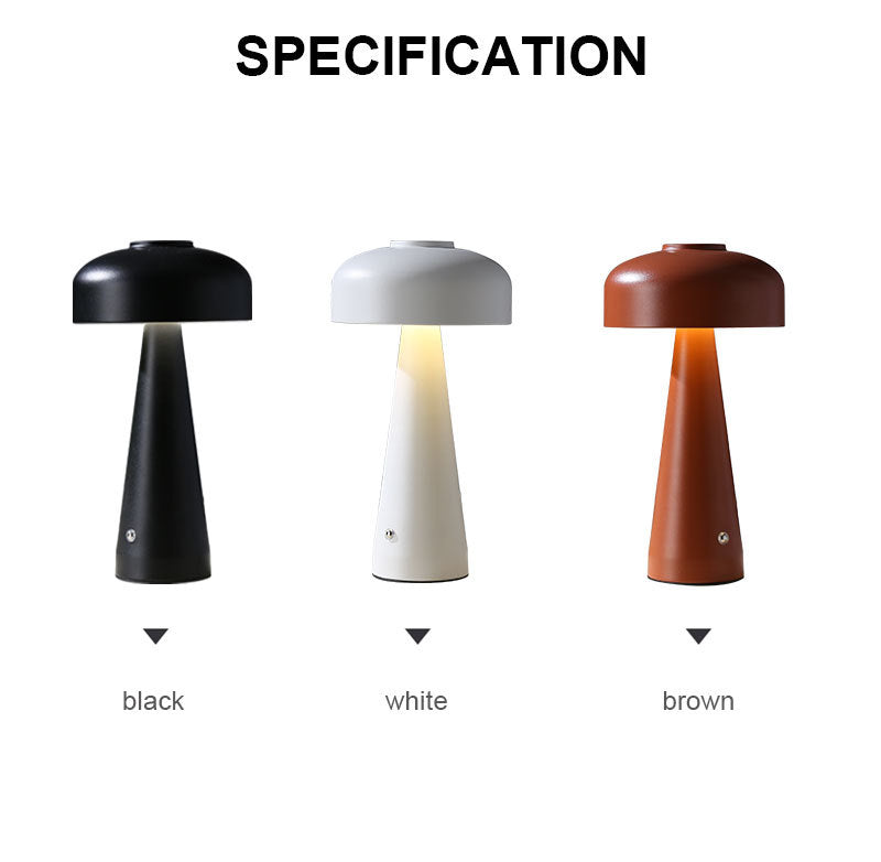 FUNKY LIGHTING, Cordless Modern Desk Lamp, Decorative Desk Lamp, Aesthetic Desk Lamp, Cordless Desk Lamp, Unique Desk Lamp, Led Desk Lamp, Portable Desk lamp