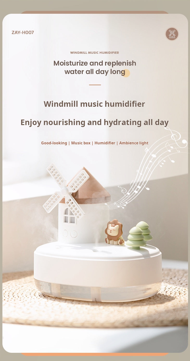 Music Windmill Night Light & Humidifier