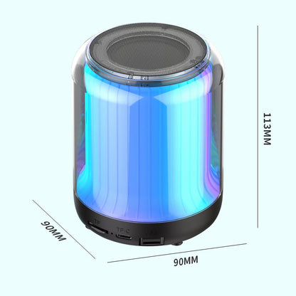 A colorful Bluetooth night light speaker