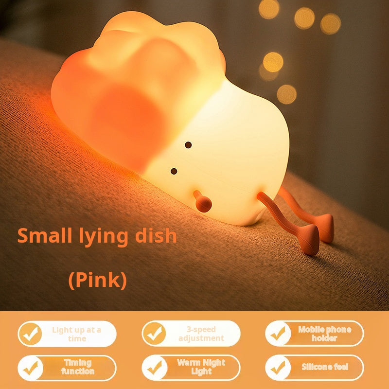 FUNKY LIGHTING, cute vegetable night light, night light for kids, rechargeable night light, diammable night light, decorative night light, silicone night light