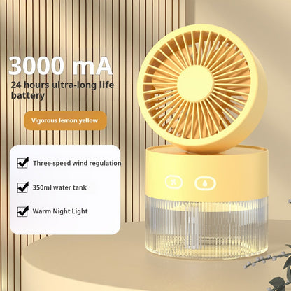 A Humidifier Spray Fan