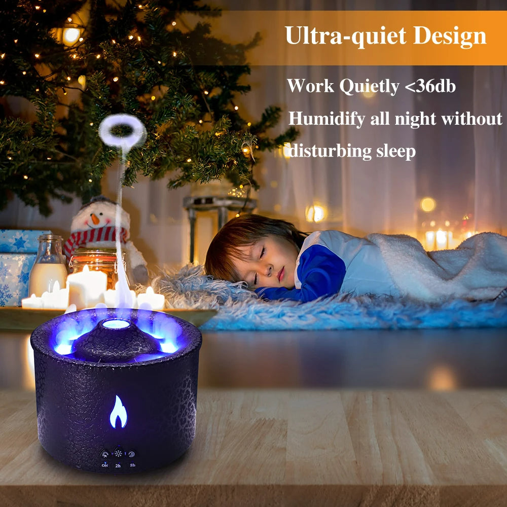 Volcanic eruption aromatherapy humidifier