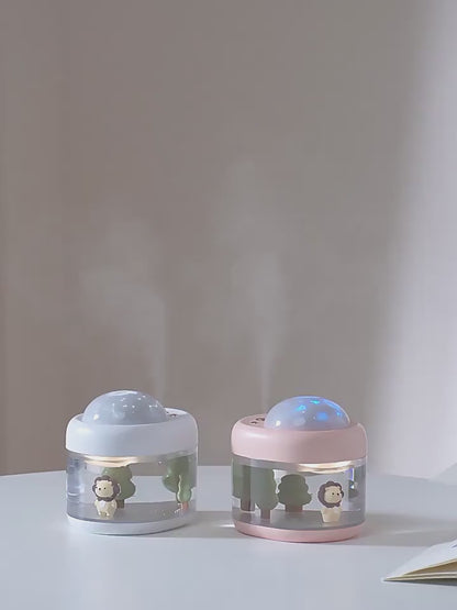 Cute Night Light with Projector & Humidifier